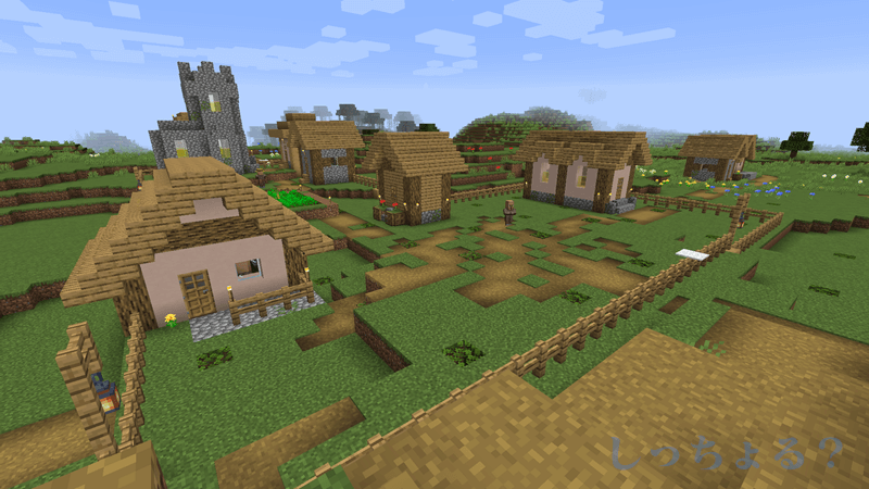 一砂Minecraft村の防衛